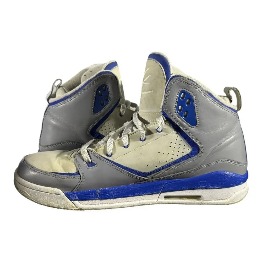 Jordan Spizike 454050-007 Wolf Grey Old Royal Stealth Blue Men’s Size 13 Sneaker